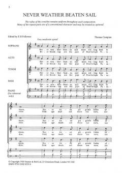 Never Weather-Beaten Sail (Thomas Campion) 