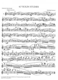 Forty-Two Studies von Rodolphe Kreutzer 