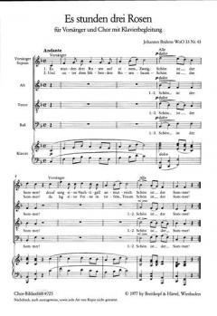 Deutsche Volkslieder WoO 33 Nr. 43 (Johannes Brahms) 