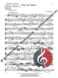 42 Studies Or Caprices von Rodolphe Kreutzer 