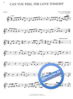The Lion King - Instrumental Solo (Easy) von Elton John 