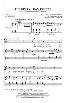 The Festal Day Is Here von Hal H. Hopson (Download) 