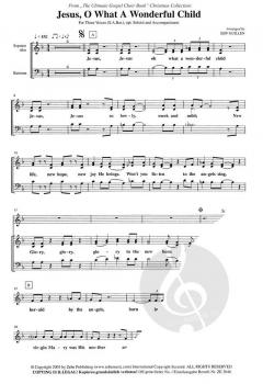 Jesus, O What a Wonderful Child von Jeff Guillen (Download) 