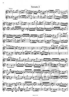 6 Duette/Sonaten op. 2 von Georg Philipp Telemann für 2 Querflöten oder 2 Geigen TWV 40:101-106 (Sonates sans Basse, 1727) im Alle Noten Shop kaufen