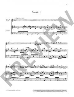Zwei Sonaten von Johann Ludwig Krebs für Flöte (Violine) und Klavier im Alle Noten Shop kaufen