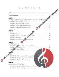 The Independent Piano Teacher's Studio Handbook 
