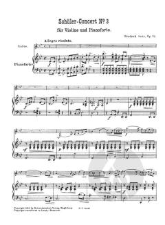 Concerto in G Minor For Violin And Piano Op. 12 von Friedrich Seitz im Alle Noten Shop kaufen