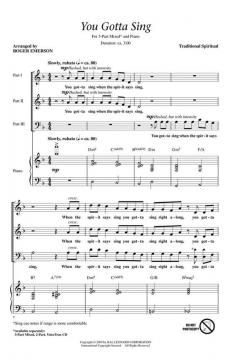 You Gotta Sing 