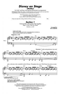 Disney On Stage (Medley) (Download) 