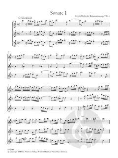 6 Sonaten op. 7 (Joseph Bodin de Boismortier) 