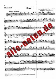 2 konzertante Duos op. 4 von Philipp Meissner für zwei Klarinetten im Alle Noten Shop kaufen
