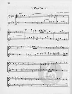 6 Sonaten für zwei Altblockflöten ohne Bass Band 2 (Georg Philipp Telemann) 