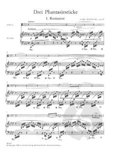 3 Phantasiestücke op. 43 von Carl Reinecke für Viola (Violine) und Klavier im Alle Noten Shop kaufen