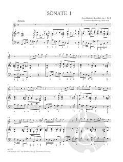 12 Sonaten op. 1 Band 1 (Jean Baptiste Loeillet 'de Gant) 