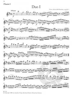 6 Duos für zwei Flöten op. 49 von Franz Anton Hoffmeister im Alle Noten Shop kaufen