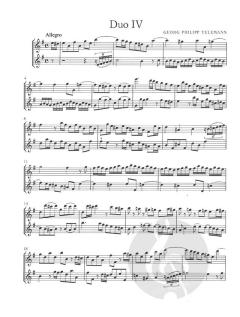 6 Duos für 2 Flöten (Violinen, Oboen) von Georg Philipp Telemann im Alle Noten Shop kaufen
