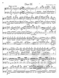 3 Duos op. 16 von Vaclav Pichl für Viola und Violoncello im Alle Noten Shop kaufen