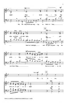 Two A Cappella Christmas Spirituals (David Lantz III) 