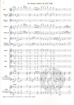 Die Himmel erzählen die Ehre Gottes (Joseph Haydn) 