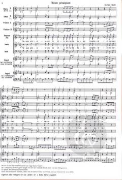 Tecum principium (Bei dir ist alle Fürstenherrlichkeit) von Michael Haydn für SATB, Orchester und Orgel oder mit Orgel allein im Alle Noten Shop kaufen (Partitur)
