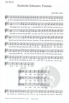 Deutsche Johannespassion op. 68 (Josef Butz) 