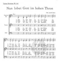 Nun lobet Gott im hohen Thron (Josef Butz) 
