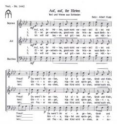Auf, auf, ihr Hirten (Albert Kupp) 