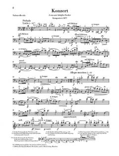 Violoncellokonzert d-moll von Edouard Lalo im Alle Noten Shop kaufen - HN802