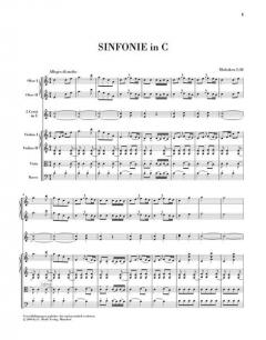 Sinfonien um 1766-1769 von Joseph Haydn 