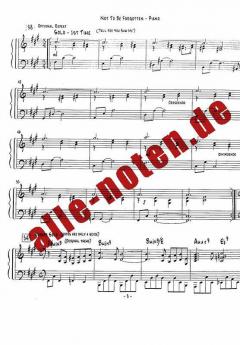 Not To Be Forgotten (Pro) (SWR Big Band) 