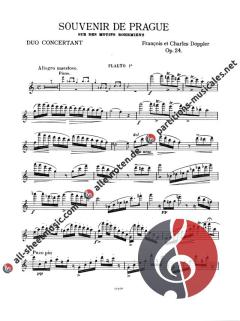 Souvenir de Prague op. 24 von Karl Doppler 