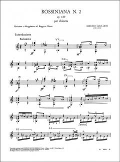 Rossiniana Nr. 2 op. 120 von Mauro Giuliani 