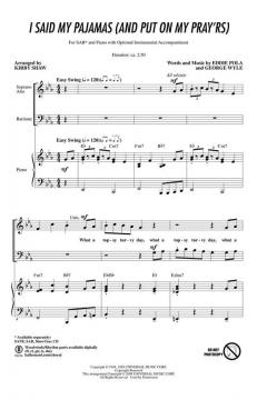 I Said My Pajamas (And Put On My Pray'rs) von Edward Pola (Download) 