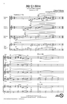 Five Chinese Folksongs (The King's Singers) 