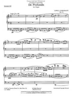 De Profundis op. 16 von Lowell Liebermann 