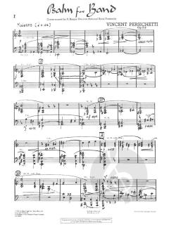 Psalm For Band Op. 53 (Vincent Persichetti) 