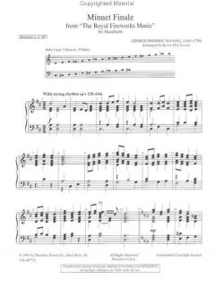 Minuet Finale von Georg Friedrich Händel 