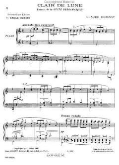 Clair De Lune von Claude Debussy 