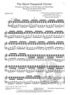 The Short-Tempered Clavier von P. D. Q. Bach im Alle Noten Shop kaufen