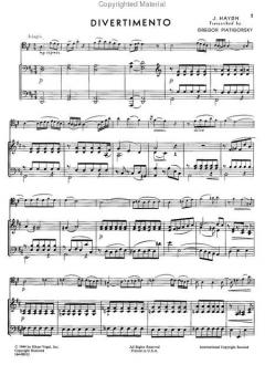 Divertimento von Joseph Haydn 