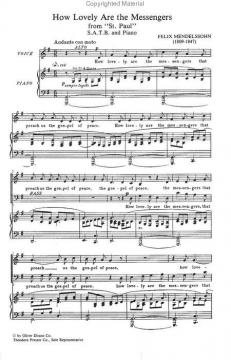 How Lovely Are The Messengers (Felix Mendelssohn Bartholdy) 