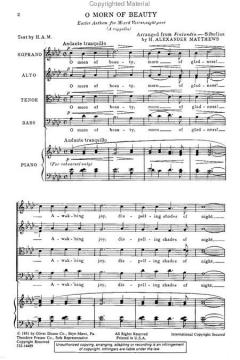 O Morn Of Beauty (Jean Sibelius) 