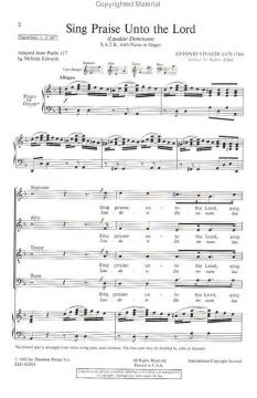 Sing Praise Unto The Lord (Antonio Vivaldi) 
