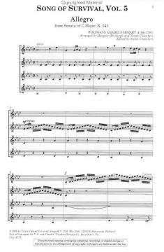 Song Of Survival, Volume 5 (W.A. Mozart) 