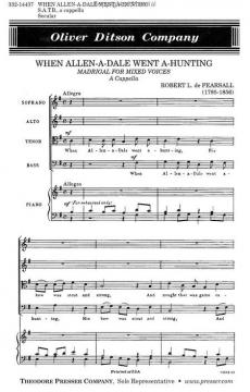 When Allen-A-Dale Went A-Hunting (Robert Pearsall) 