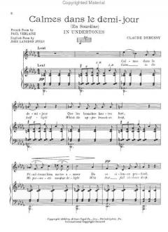 Calmes Dans Le Demi-Jour von Claude Debussy 