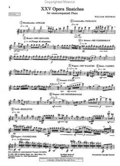 XXV Opera Snatches von William Schuman 