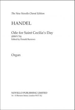 Ode for Saint Cecilia's Day von Georg Friedrich Händel 