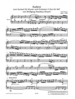 Kadenz von Wolfgang Amadeus Mozart 