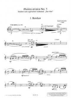Musica arcaica no. 1 von Enjott Schneider 